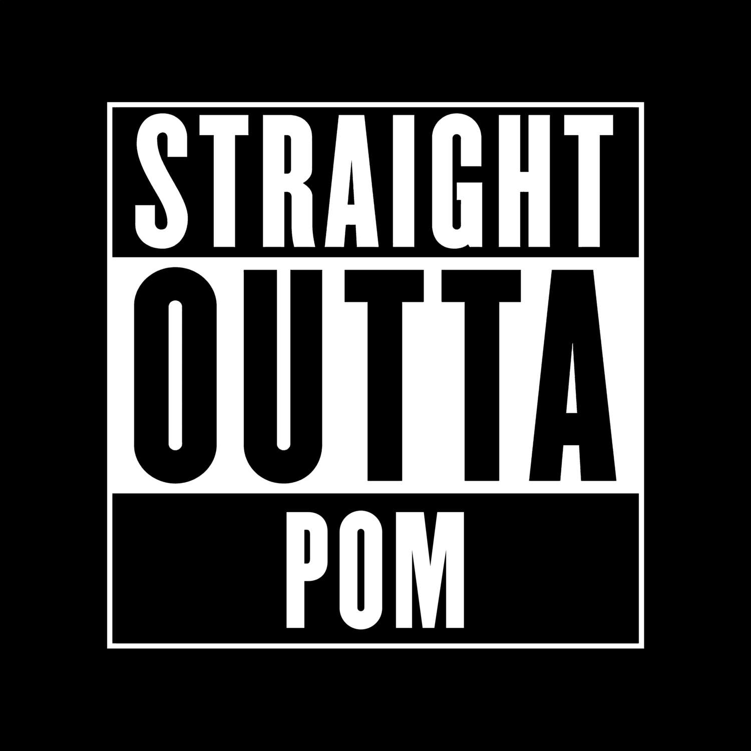 Pom T-Shirt »Straight Outta«