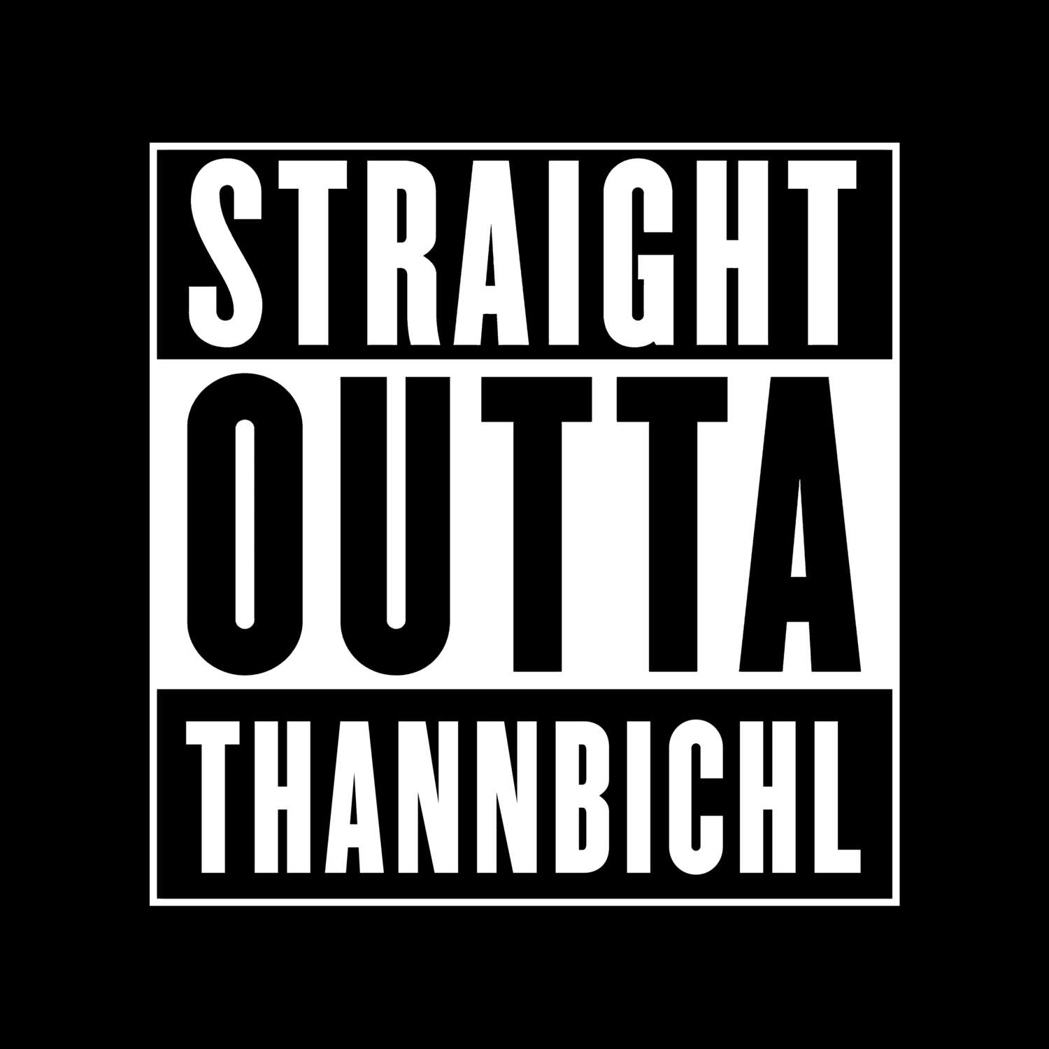 Thannbichl T-Shirt »Straight Outta«