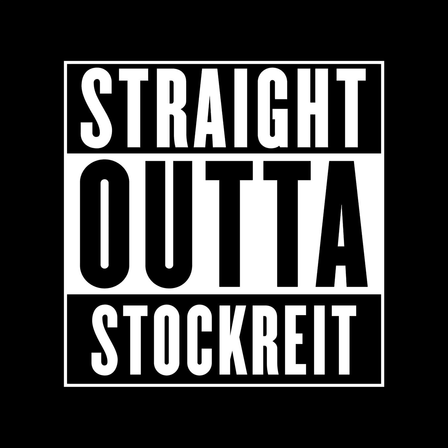 Stockreit T-Shirt »Straight Outta«