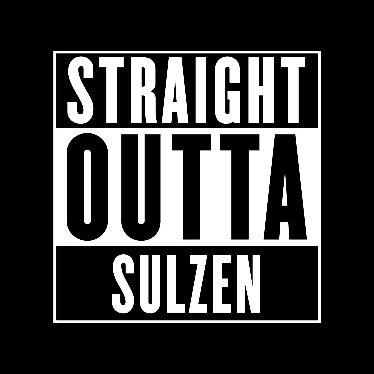 Sulzen T-Shirt »Straight Outta«
