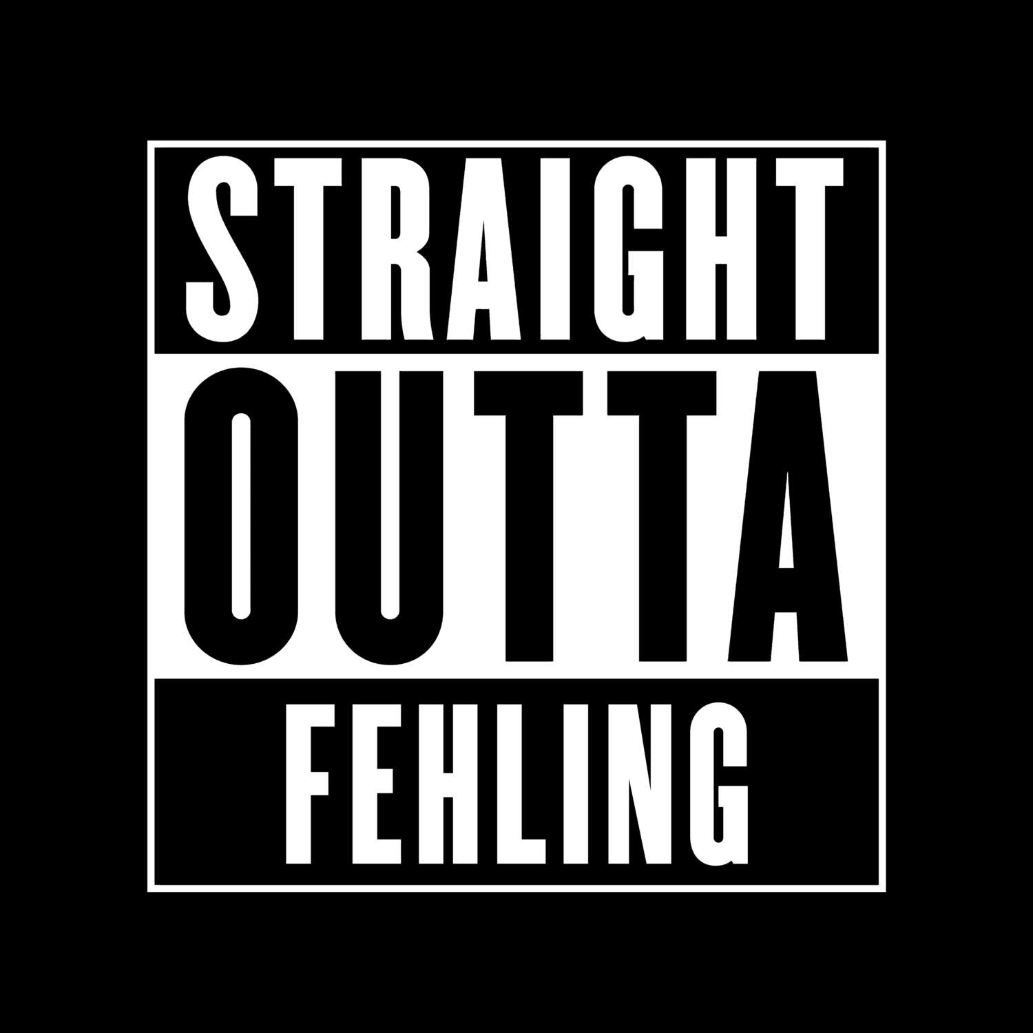 Fehling T-Shirt »Straight Outta«