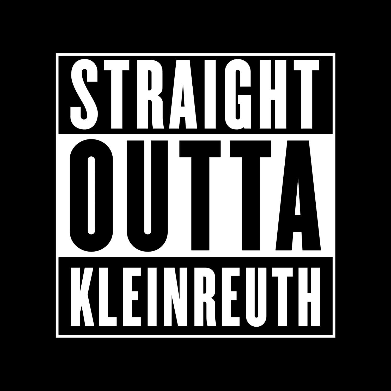 Kleinreuth T-Shirt »Straight Outta«