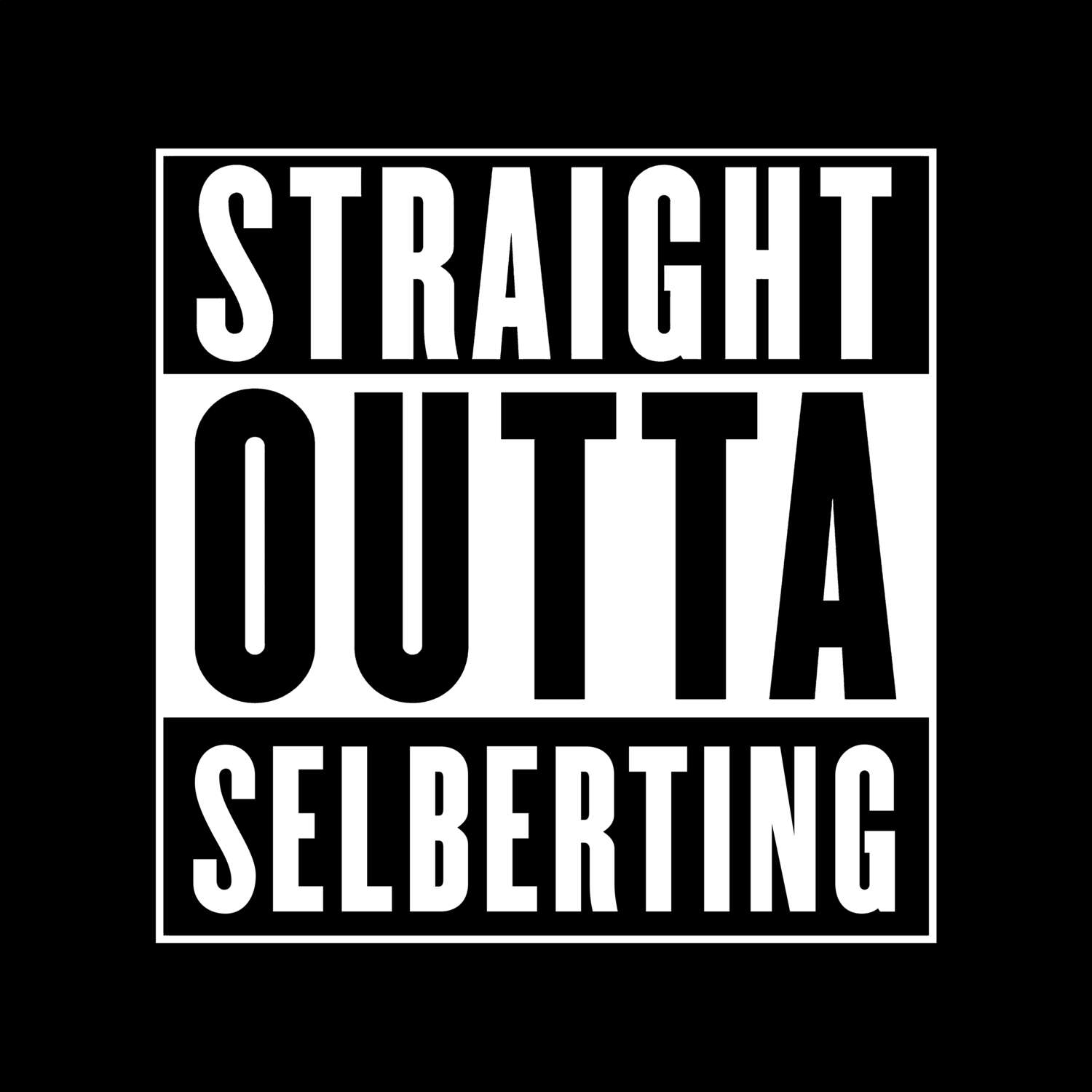 Selberting T-Shirt »Straight Outta«