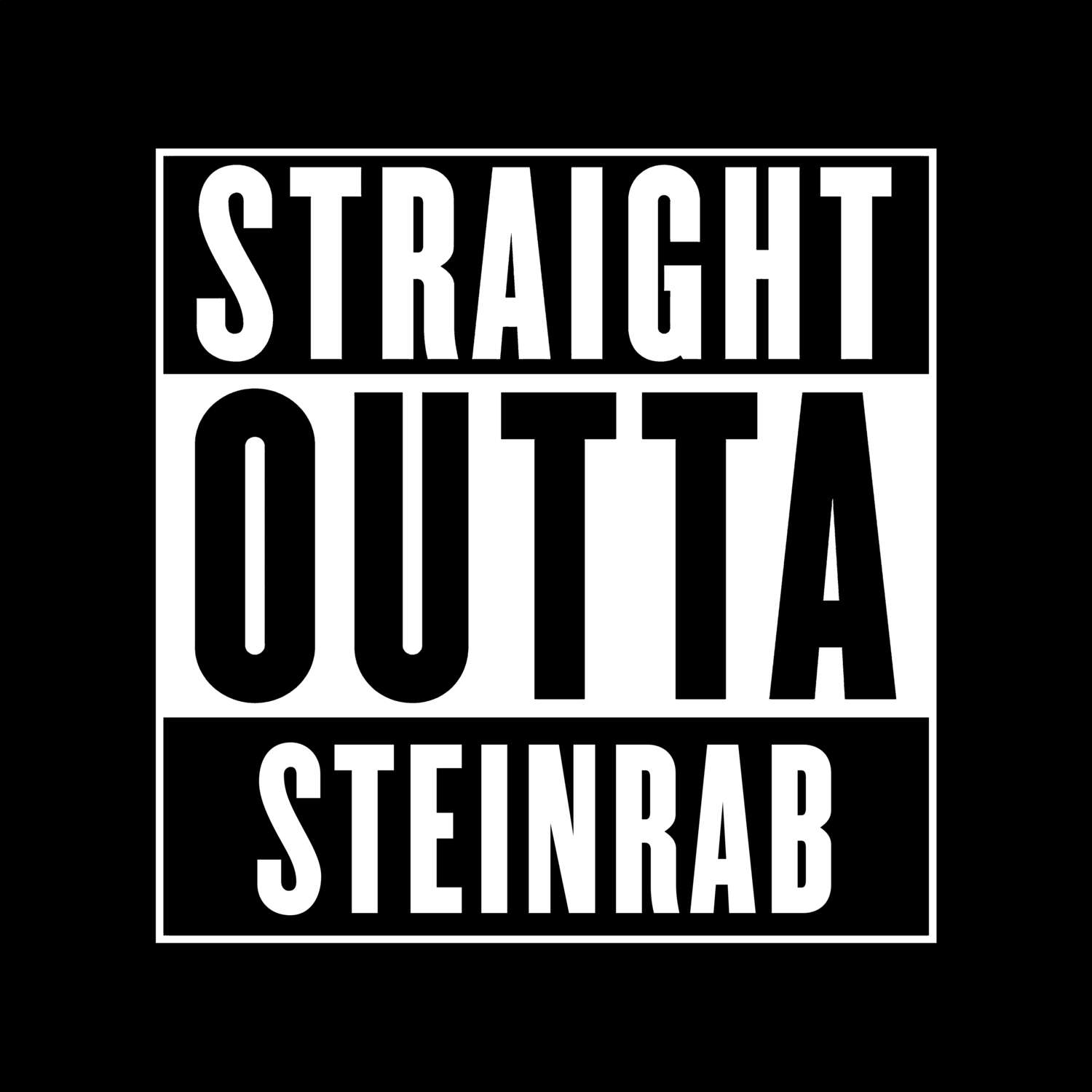 Steinrab T-Shirt »Straight Outta«