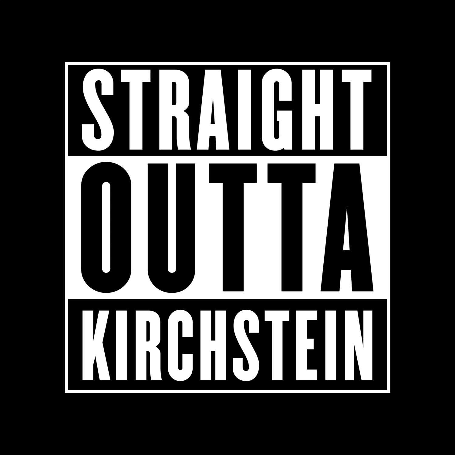 Kirchstein T-Shirt »Straight Outta«
