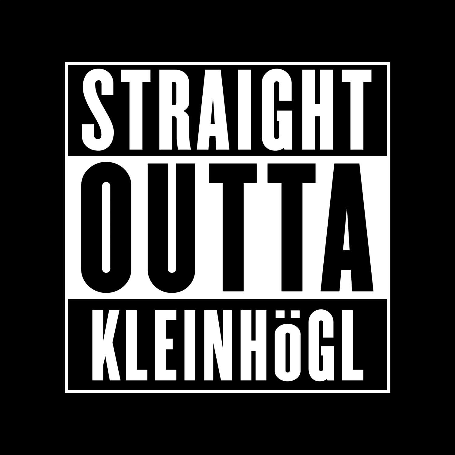 Kleinhögl T-Shirt »Straight Outta«
