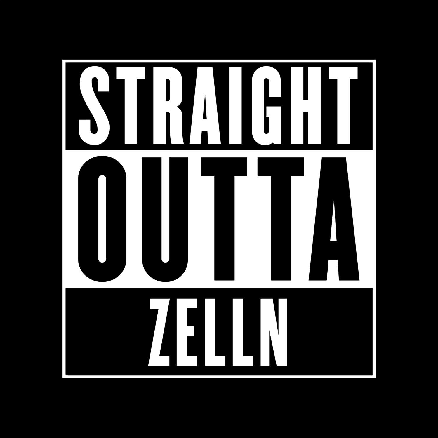 Zelln T-Shirt »Straight Outta«