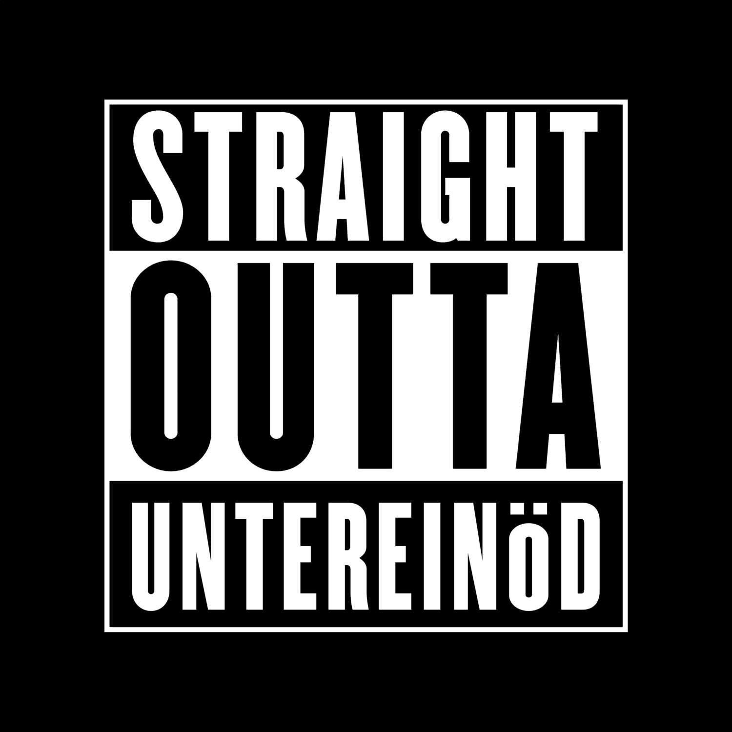 Untereinöd T-Shirt »Straight Outta«