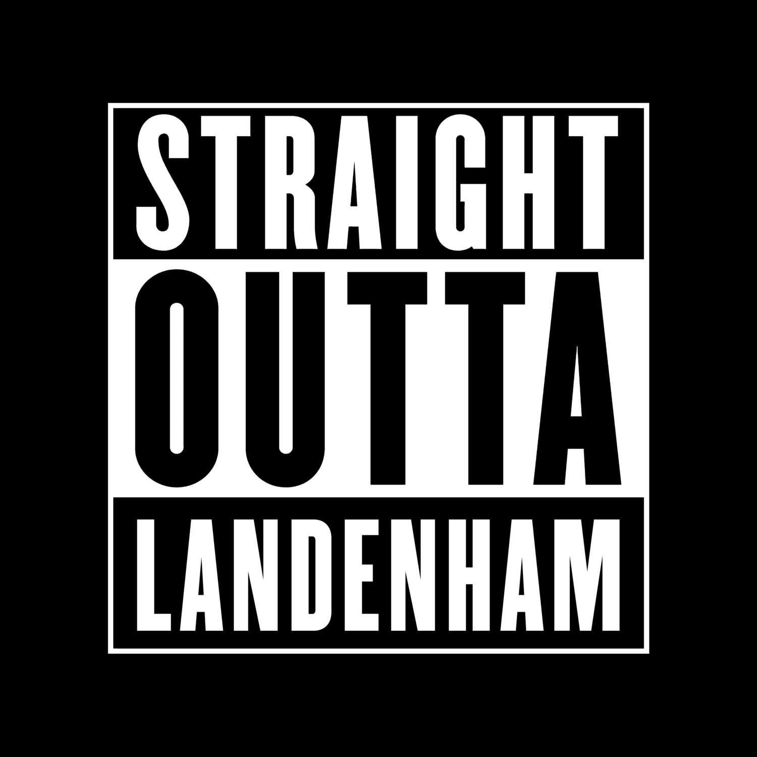 Landenham T-Shirt »Straight Outta«