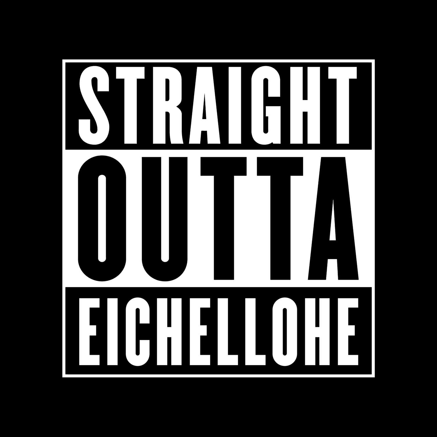 Eichellohe T-Shirt »Straight Outta«