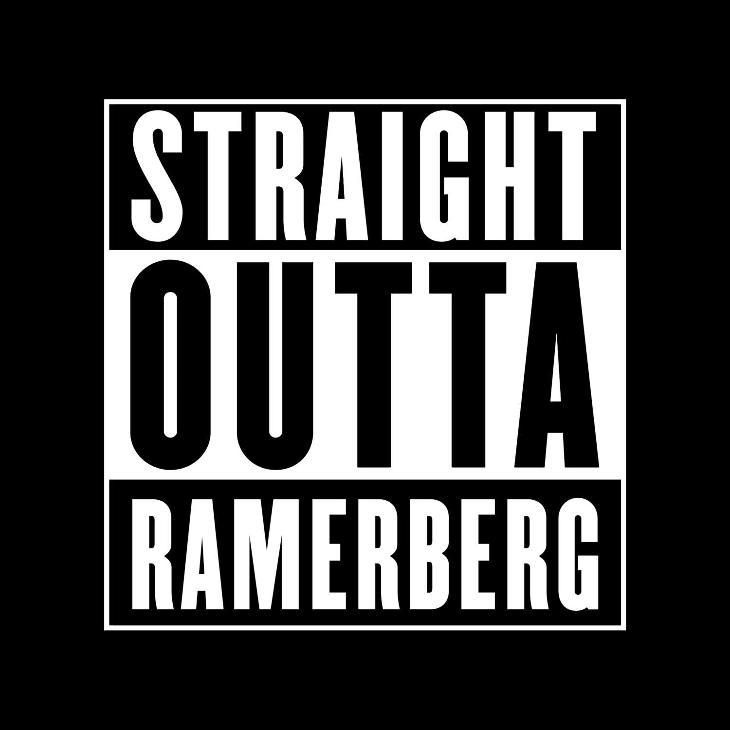 Ramerberg T-Shirt »Straight Outta«