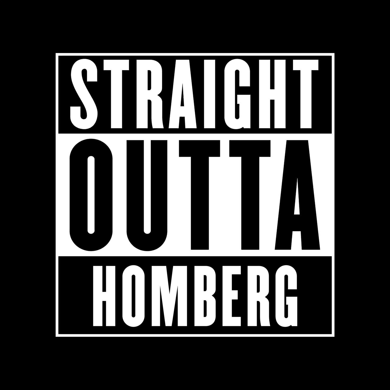 Homberg T-Shirt »Straight Outta«