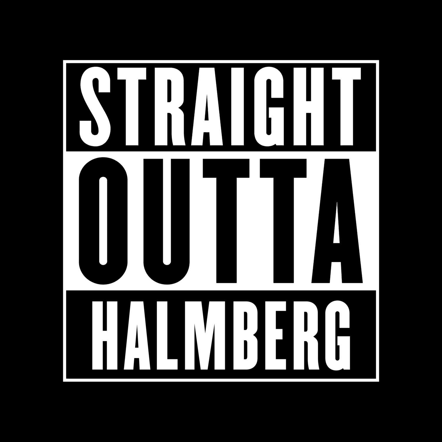 Halmberg T-Shirt »Straight Outta«