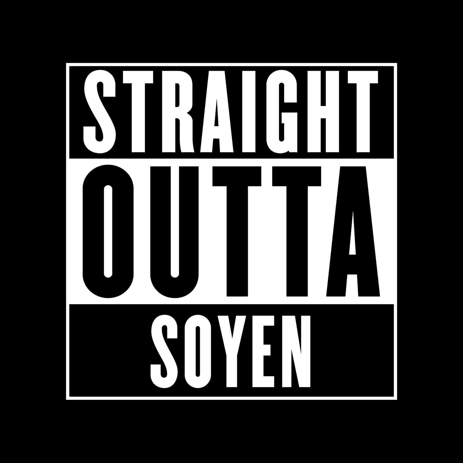 Soyen T-Shirt »Straight Outta«