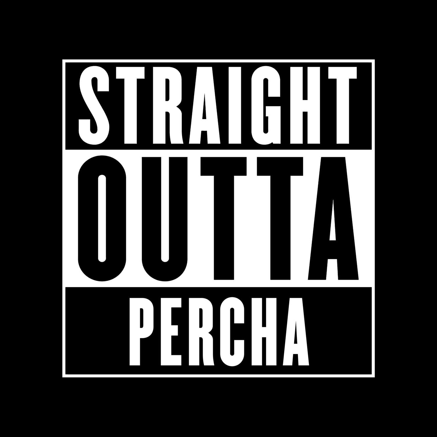 Percha T-Shirt »Straight Outta«