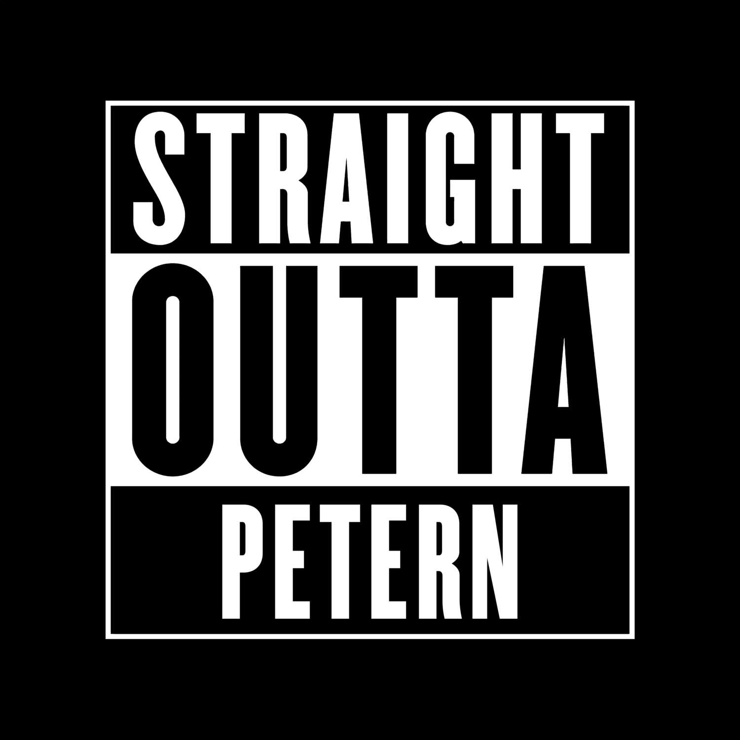 Petern T-Shirt »Straight Outta«