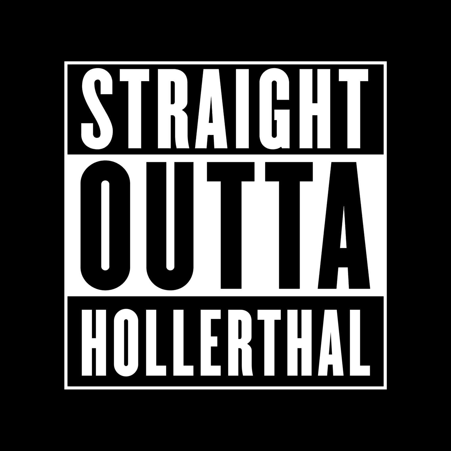 Hollerthal T-Shirt »Straight Outta«