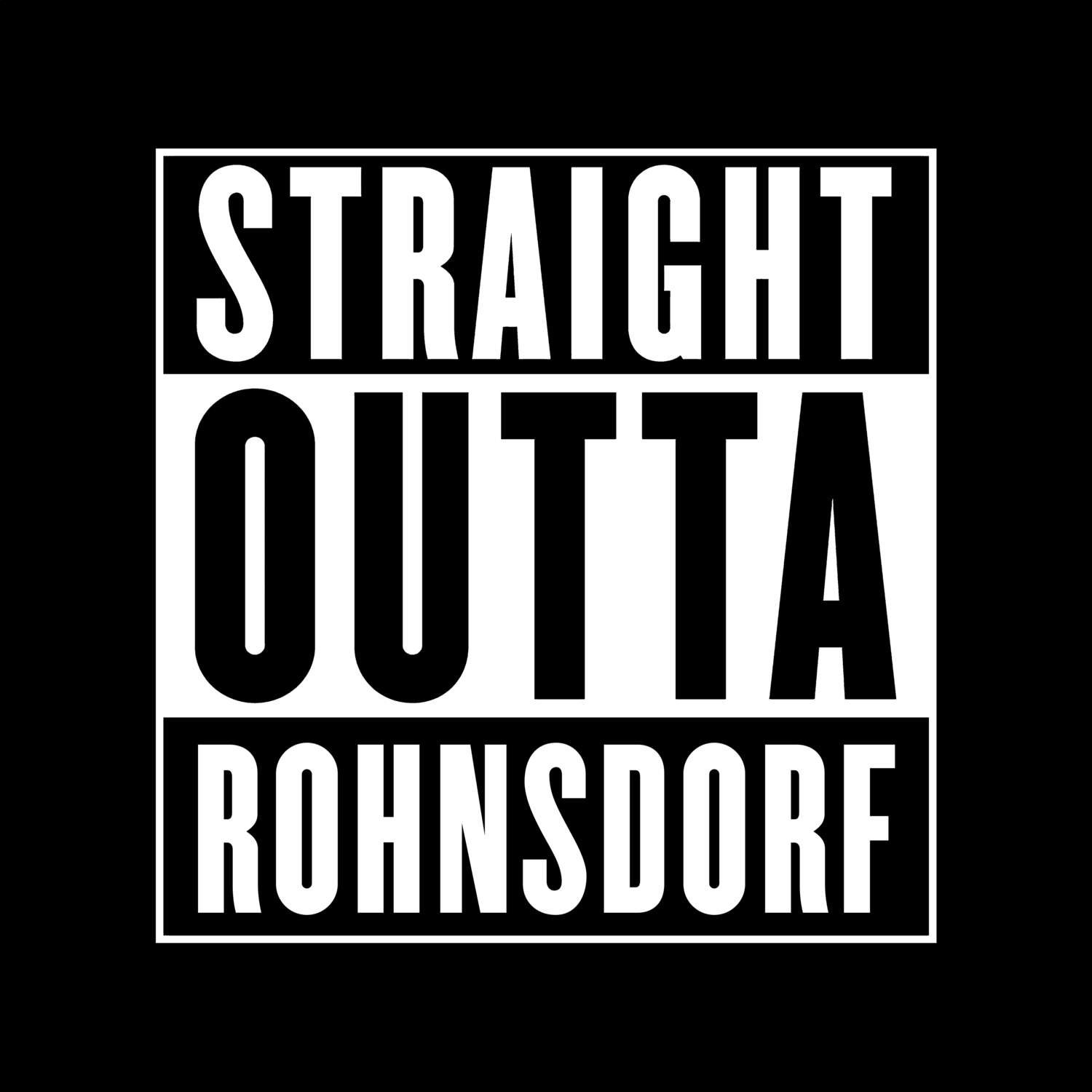 Rohnsdorf T-Shirt »Straight Outta«