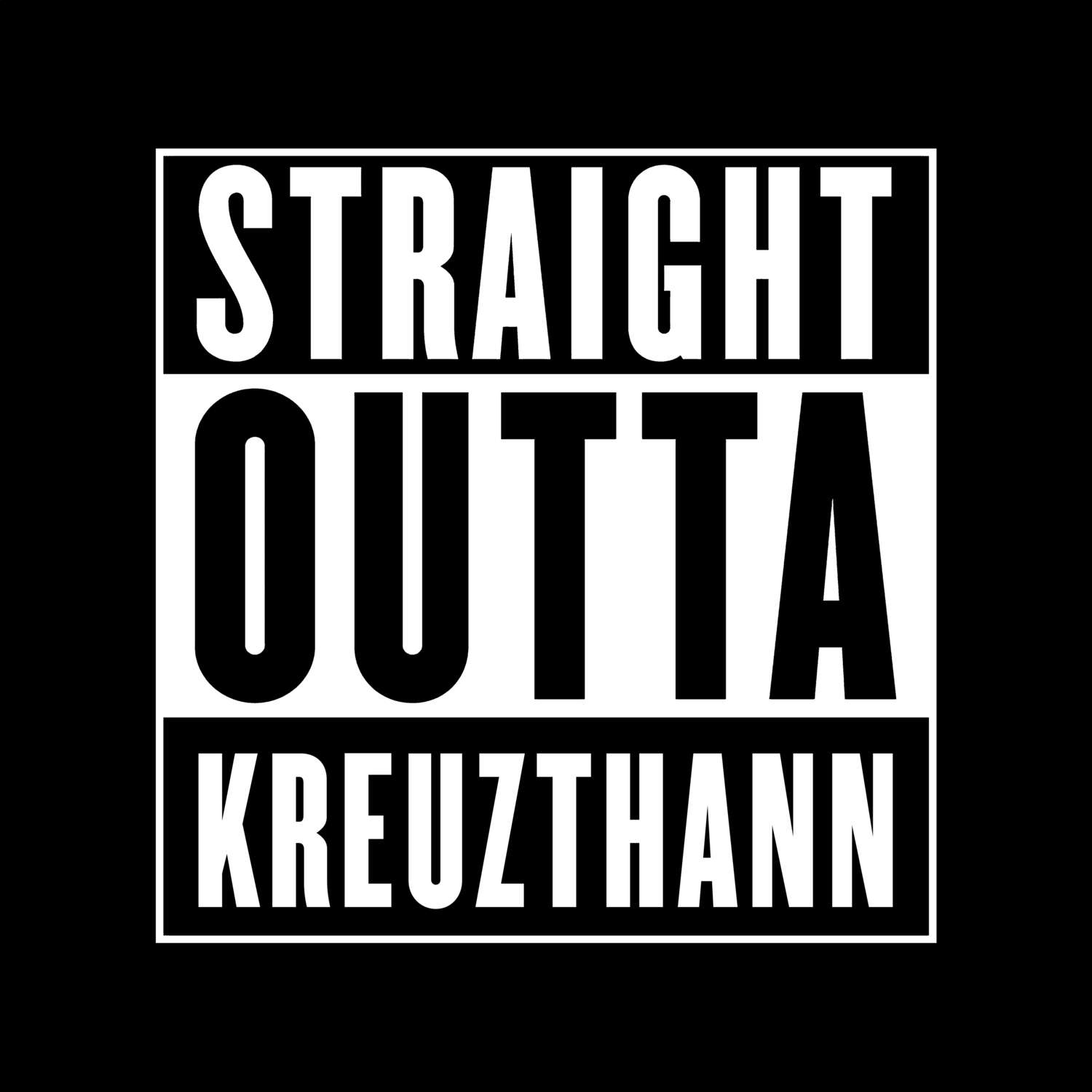Kreuzthann T-Shirt »Straight Outta«
