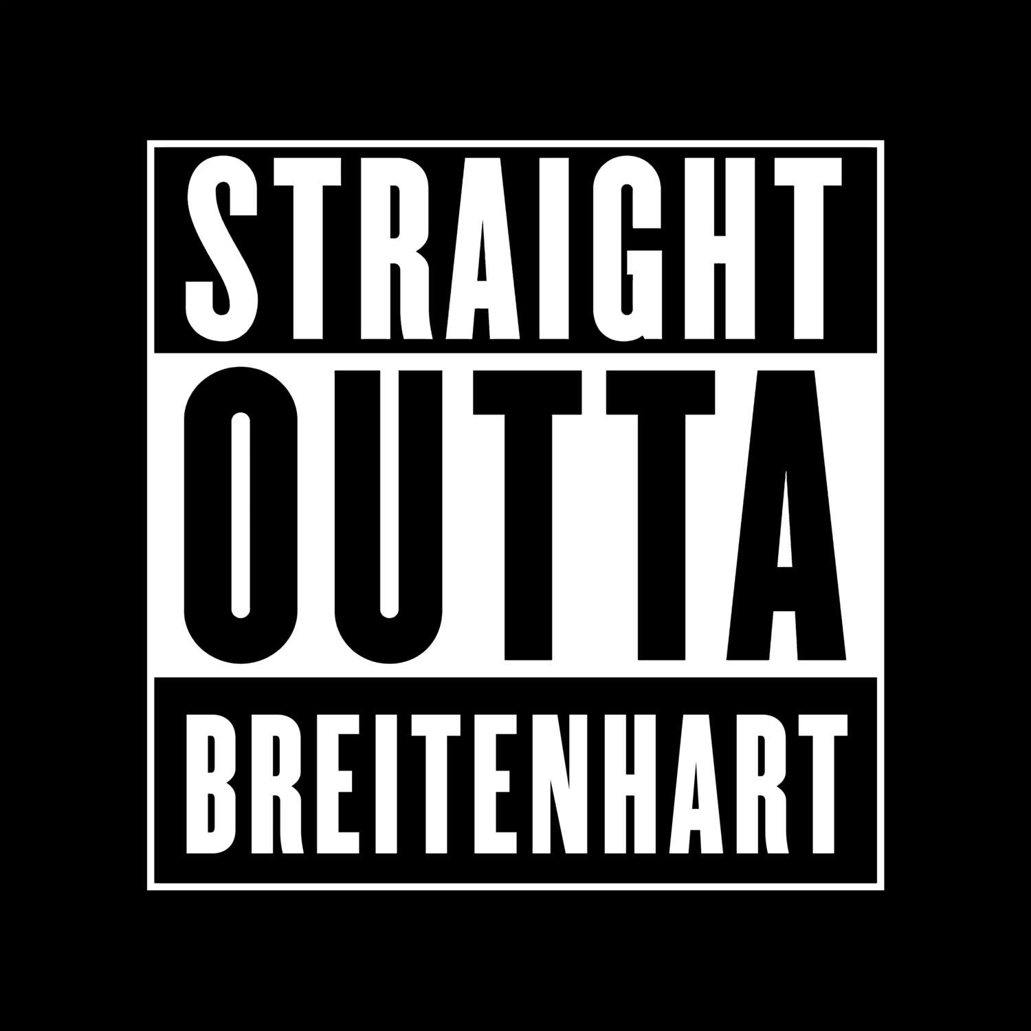 Breitenhart T-Shirt »Straight Outta«