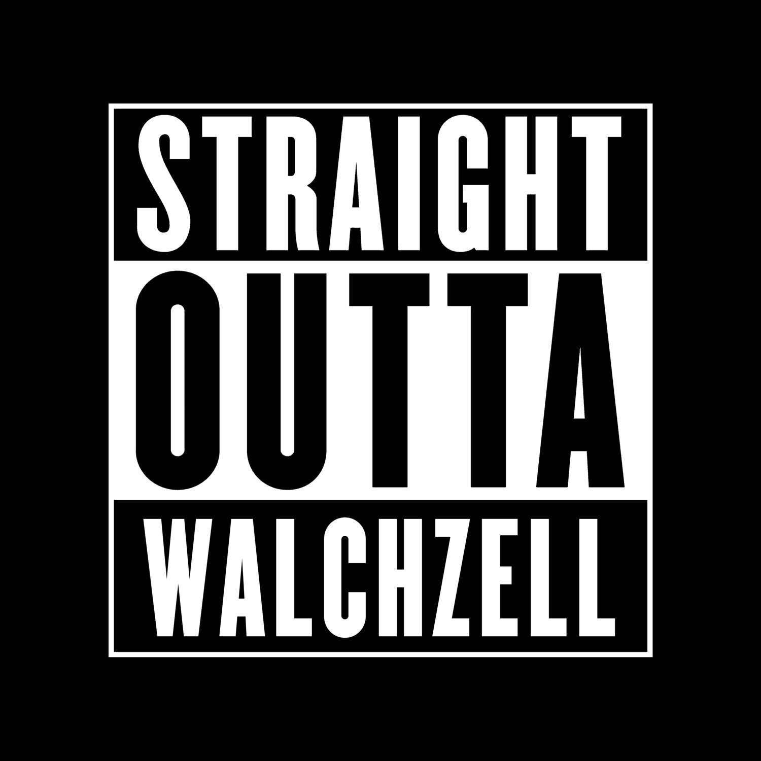 Walchzell T-Shirt »Straight Outta«