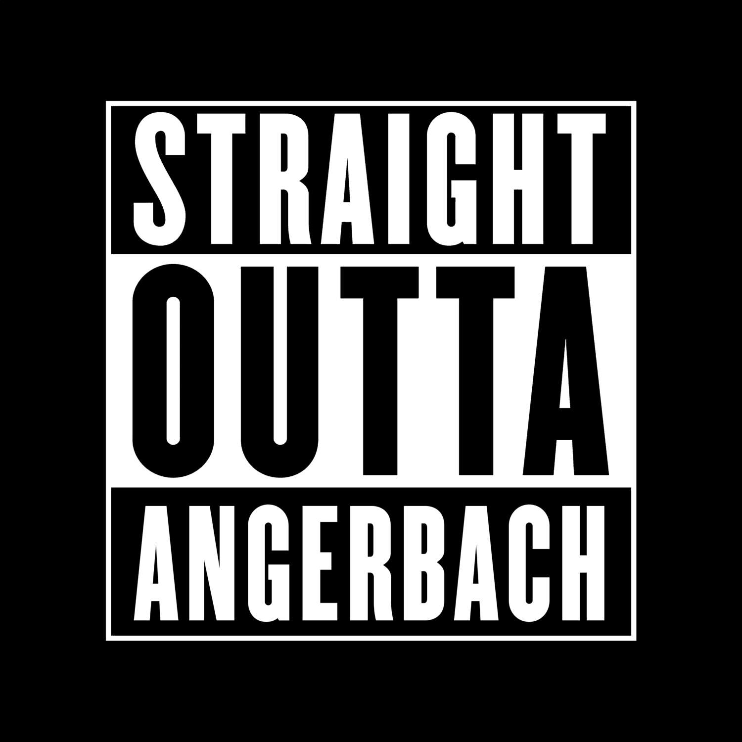 Angerbach T-Shirt »Straight Outta«