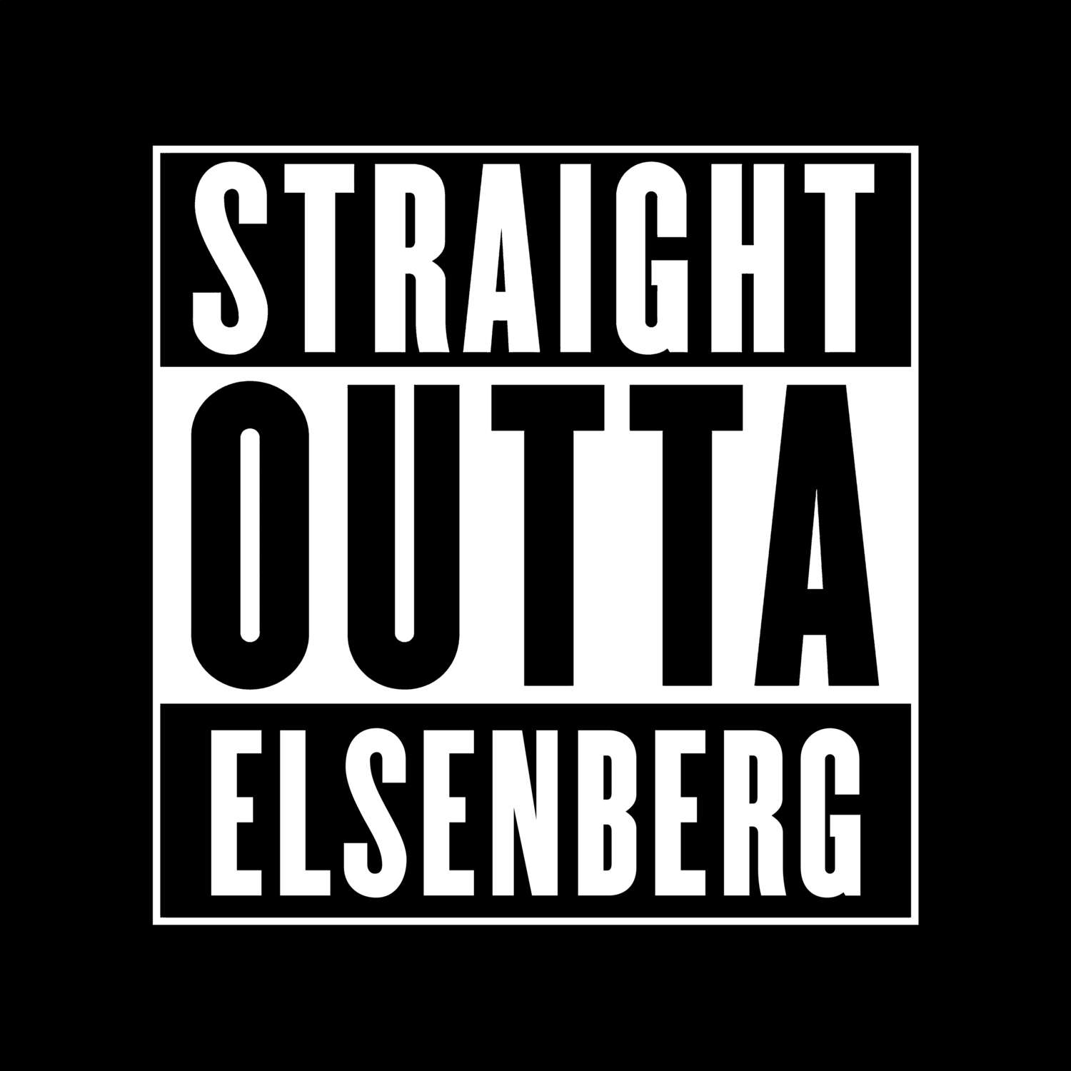 Elsenberg T-Shirt »Straight Outta«