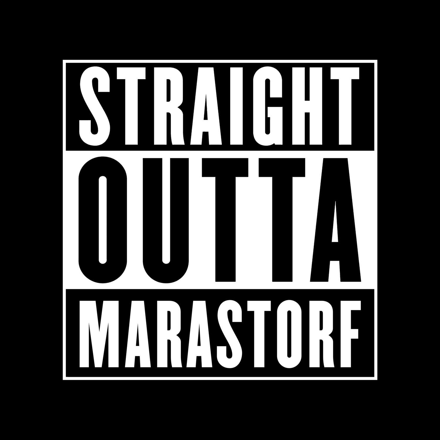 Marastorf T-Shirt »Straight Outta«
