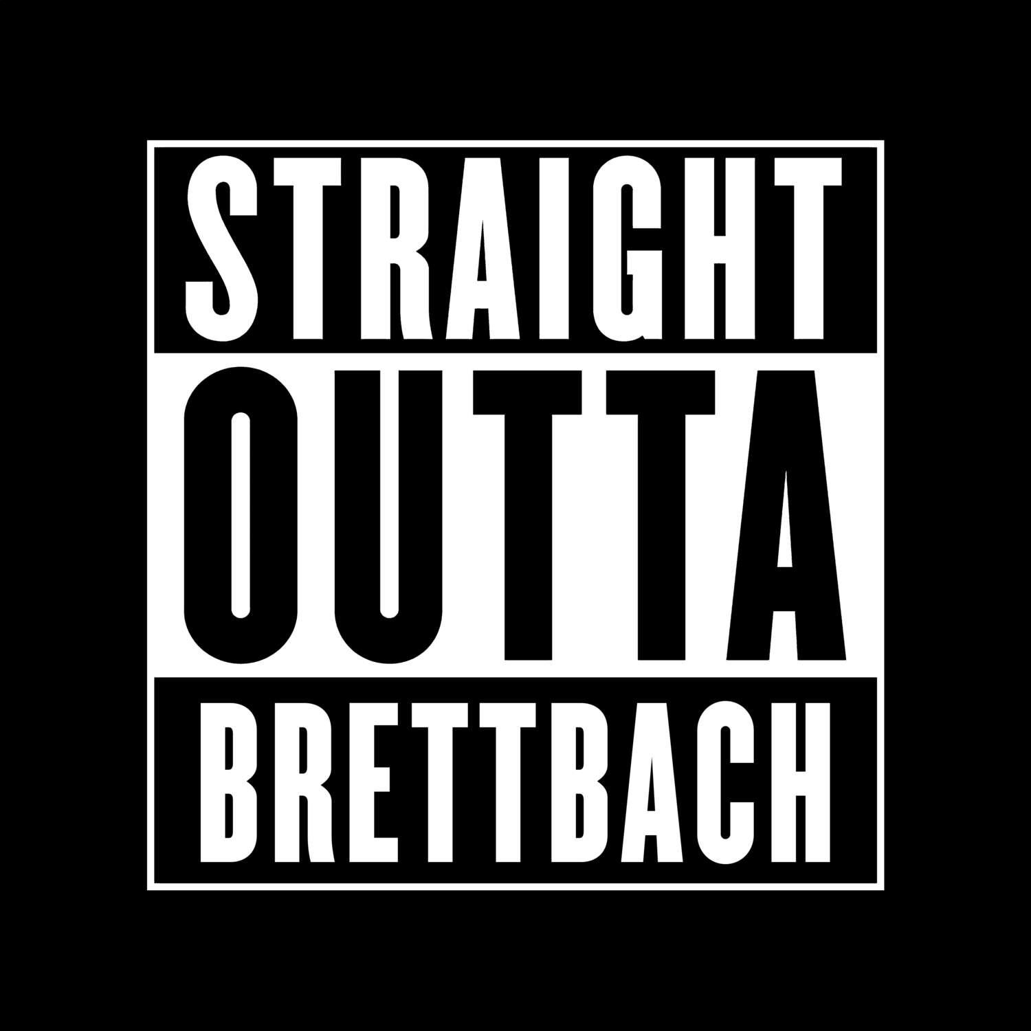 Brettbach T-Shirt »Straight Outta«