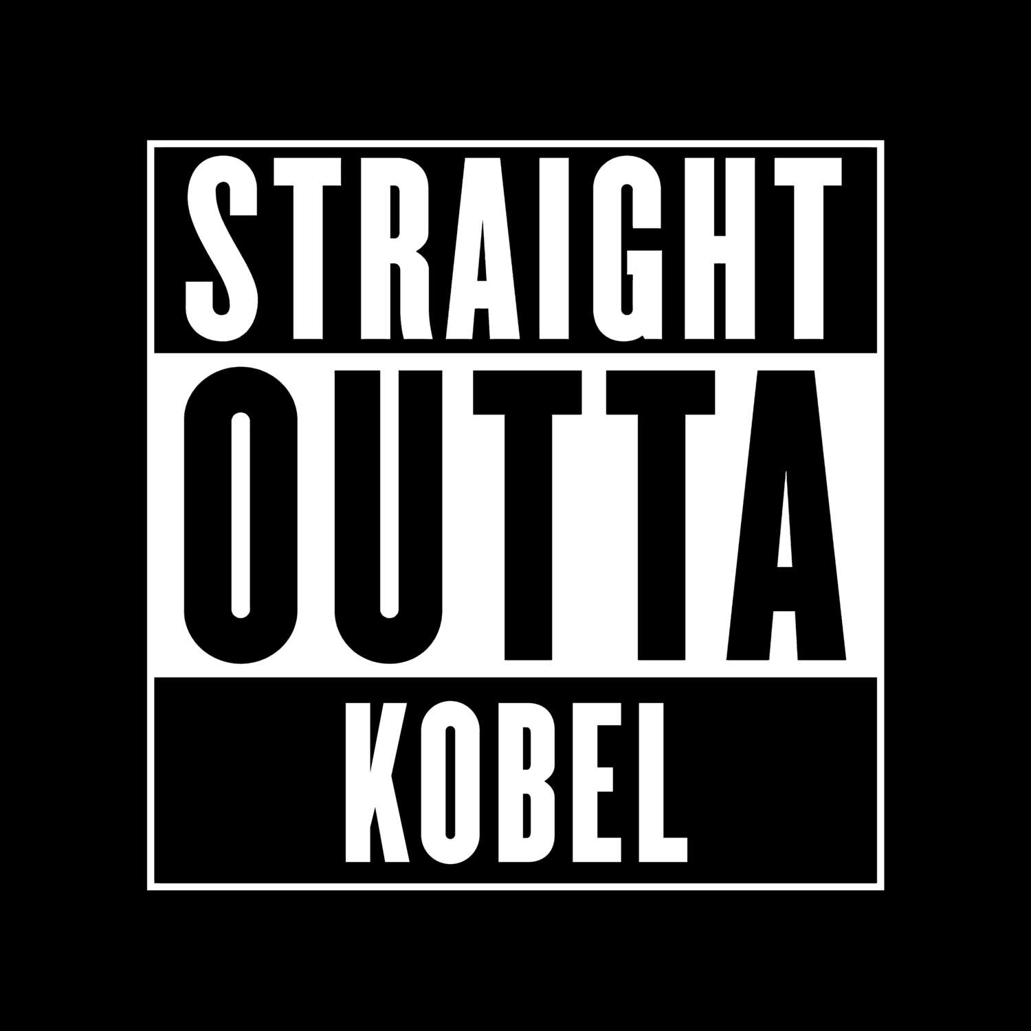 Kobel T-Shirt »Straight Outta«