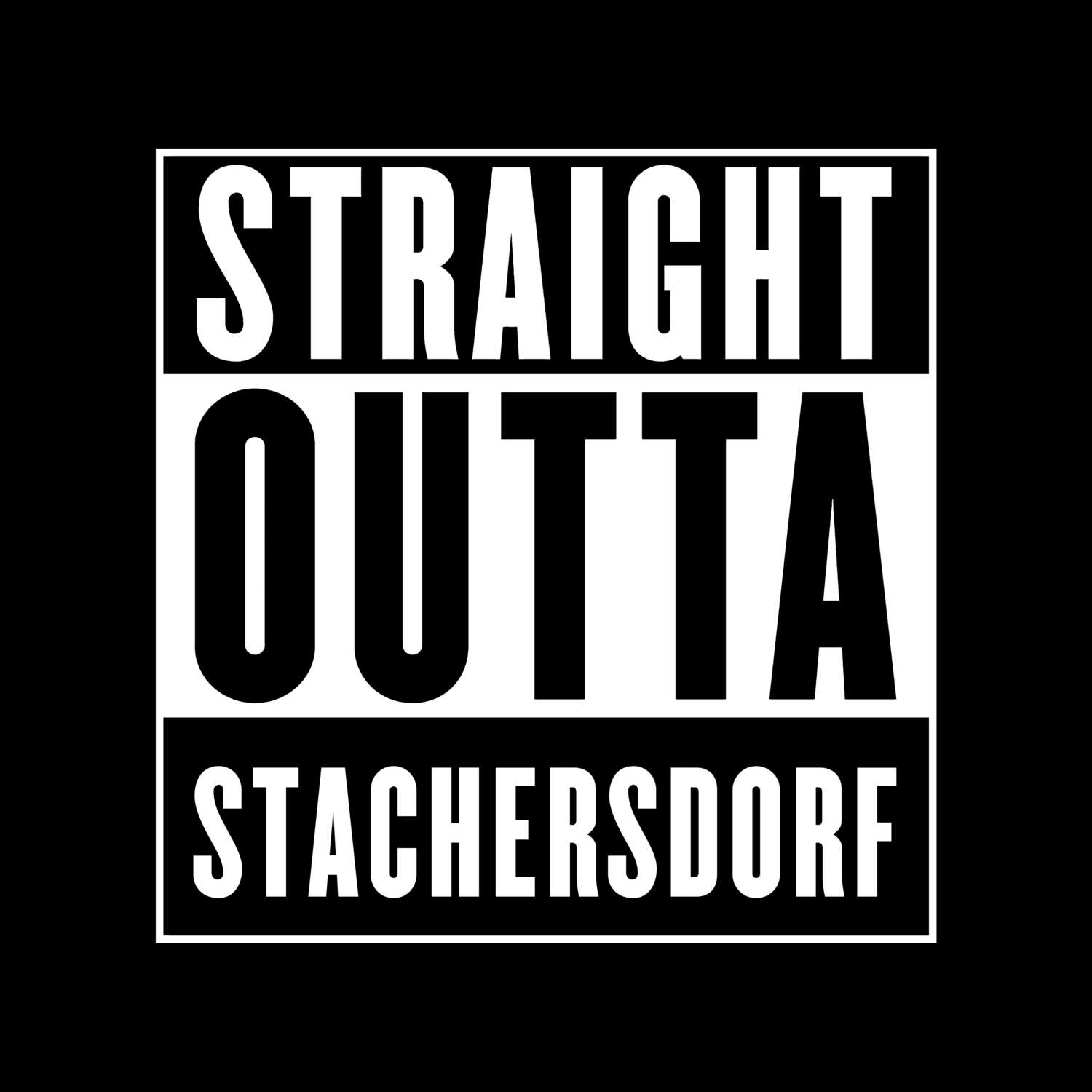 Stachersdorf T-Shirt »Straight Outta«