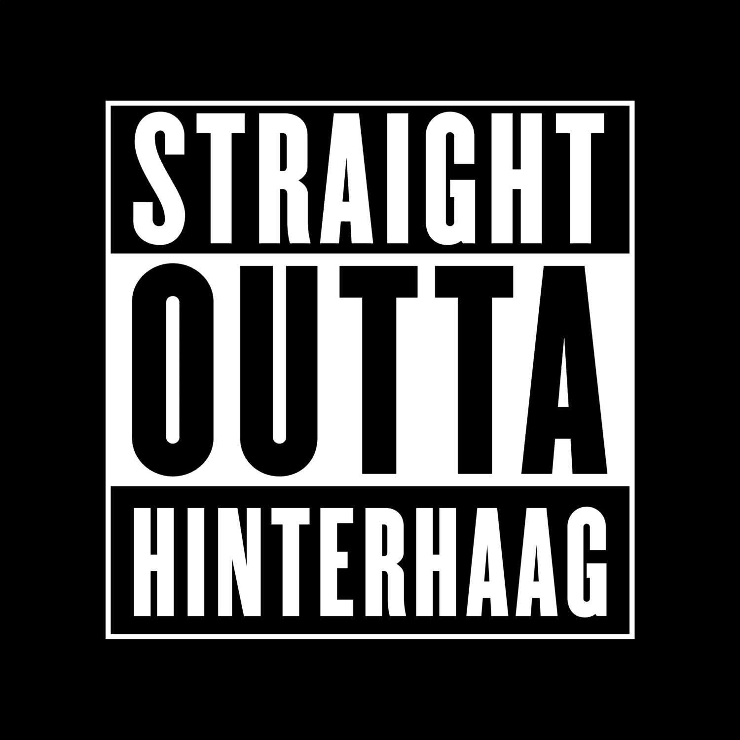 Hinterhaag T-Shirt »Straight Outta«