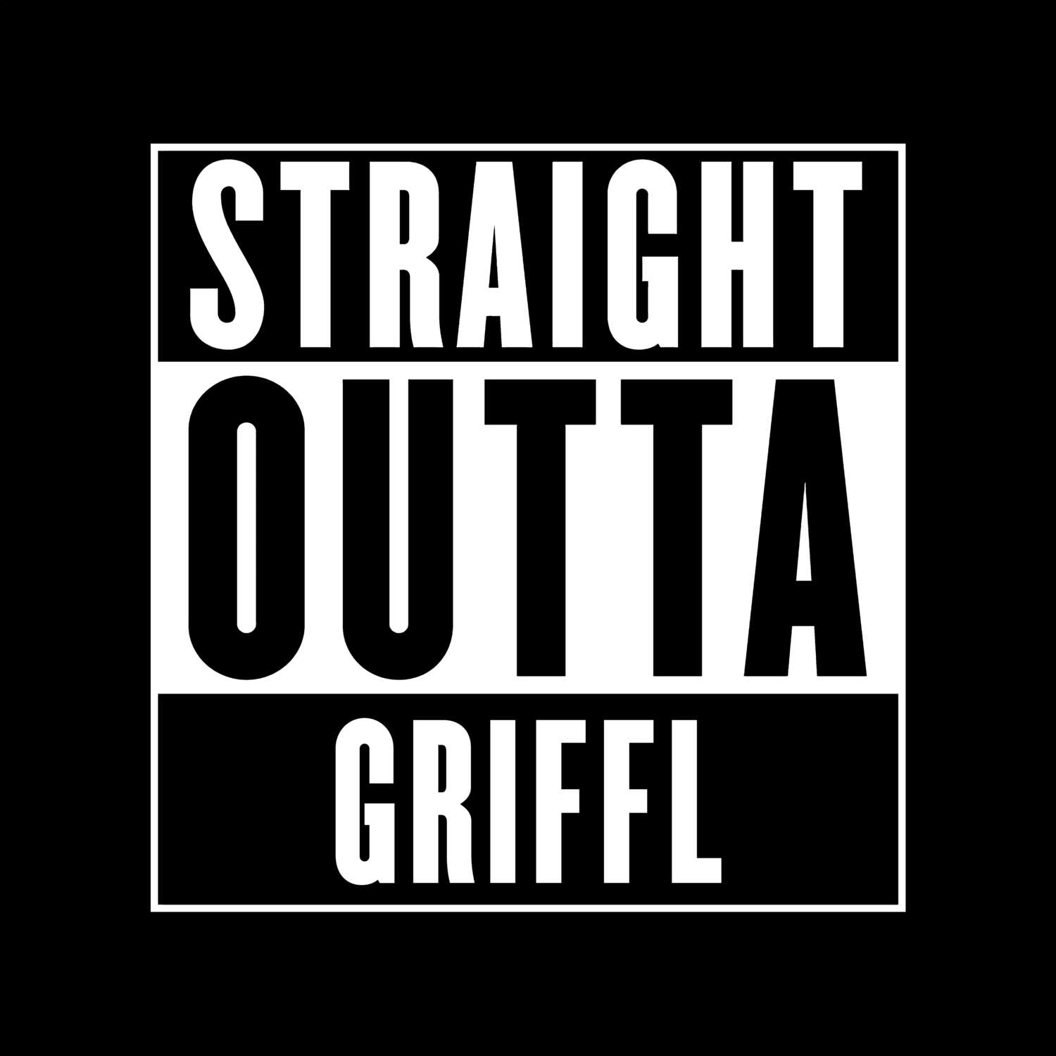 Griffl T-Shirt »Straight Outta«