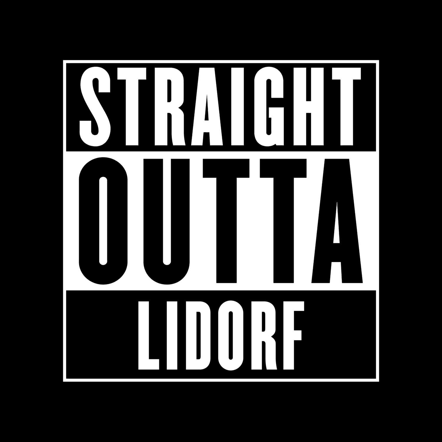 Lidorf T-Shirt »Straight Outta«
