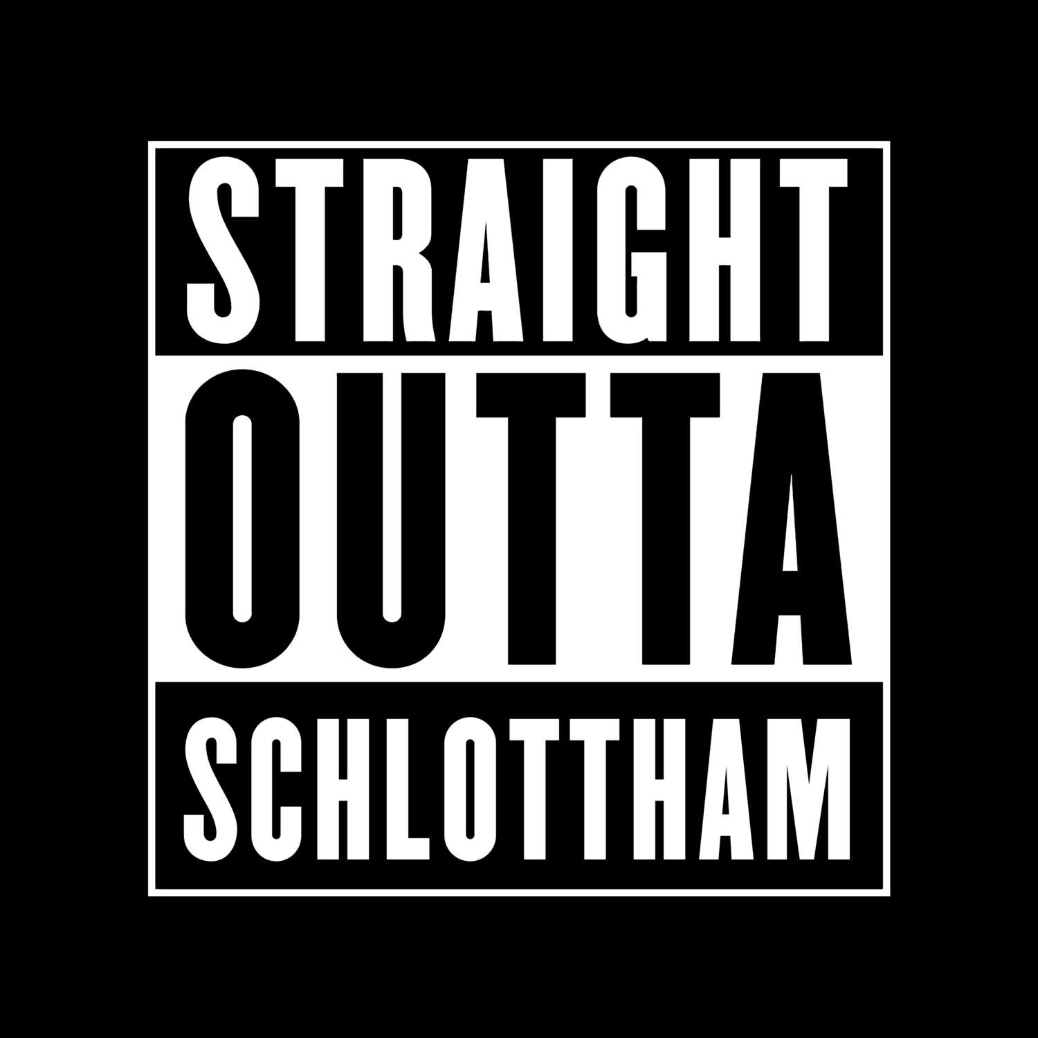 Schlottham T-Shirt »Straight Outta«
