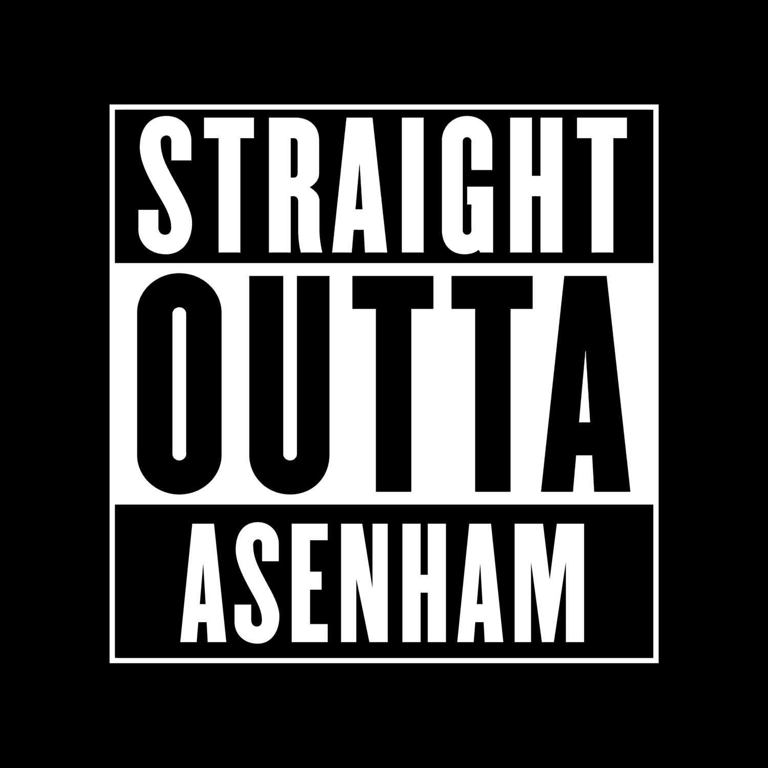 Asenham T-Shirt »Straight Outta«