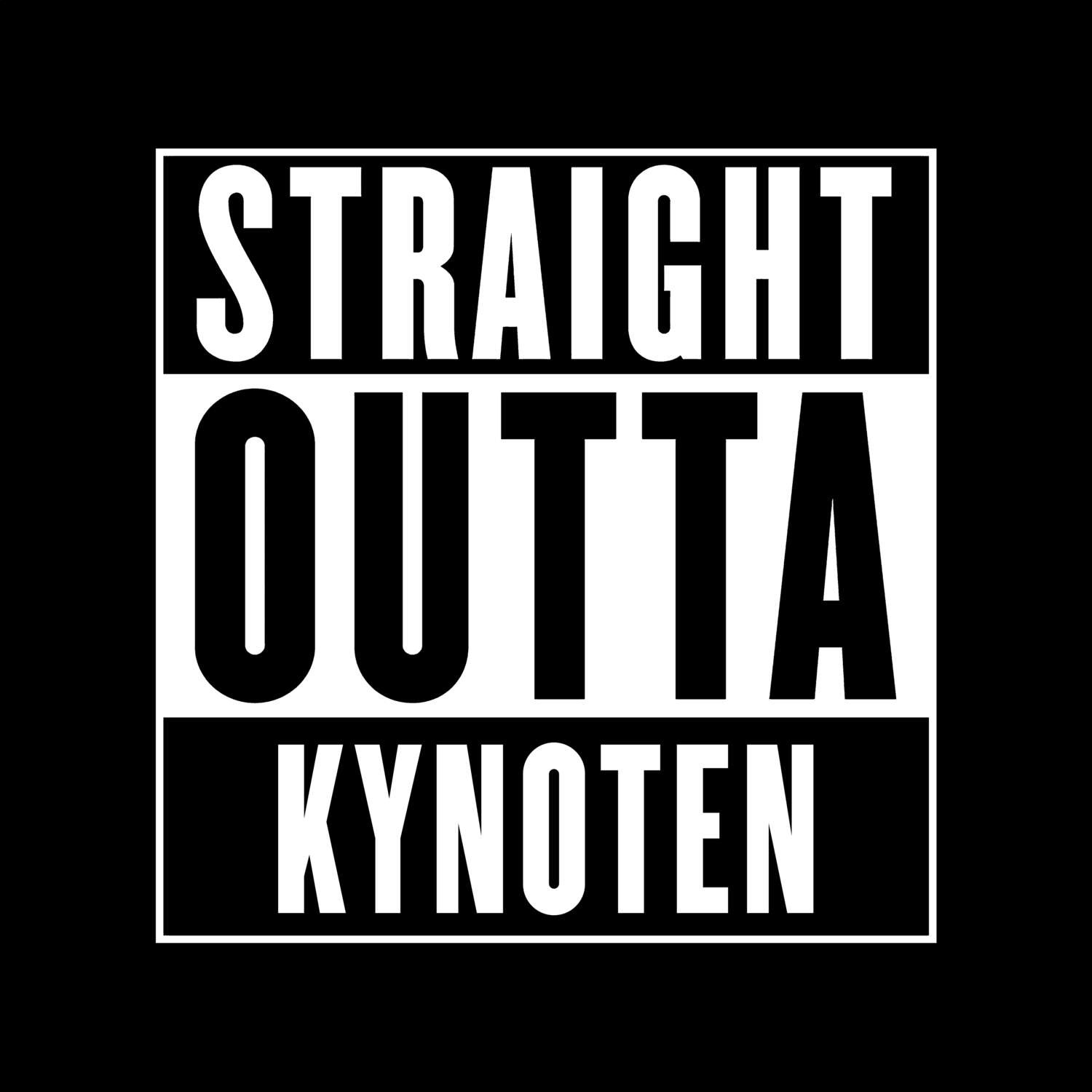 Kynoten T-Shirt »Straight Outta«