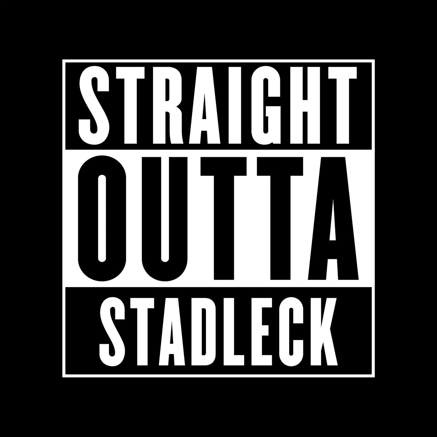 Stadleck T-Shirt »Straight Outta«