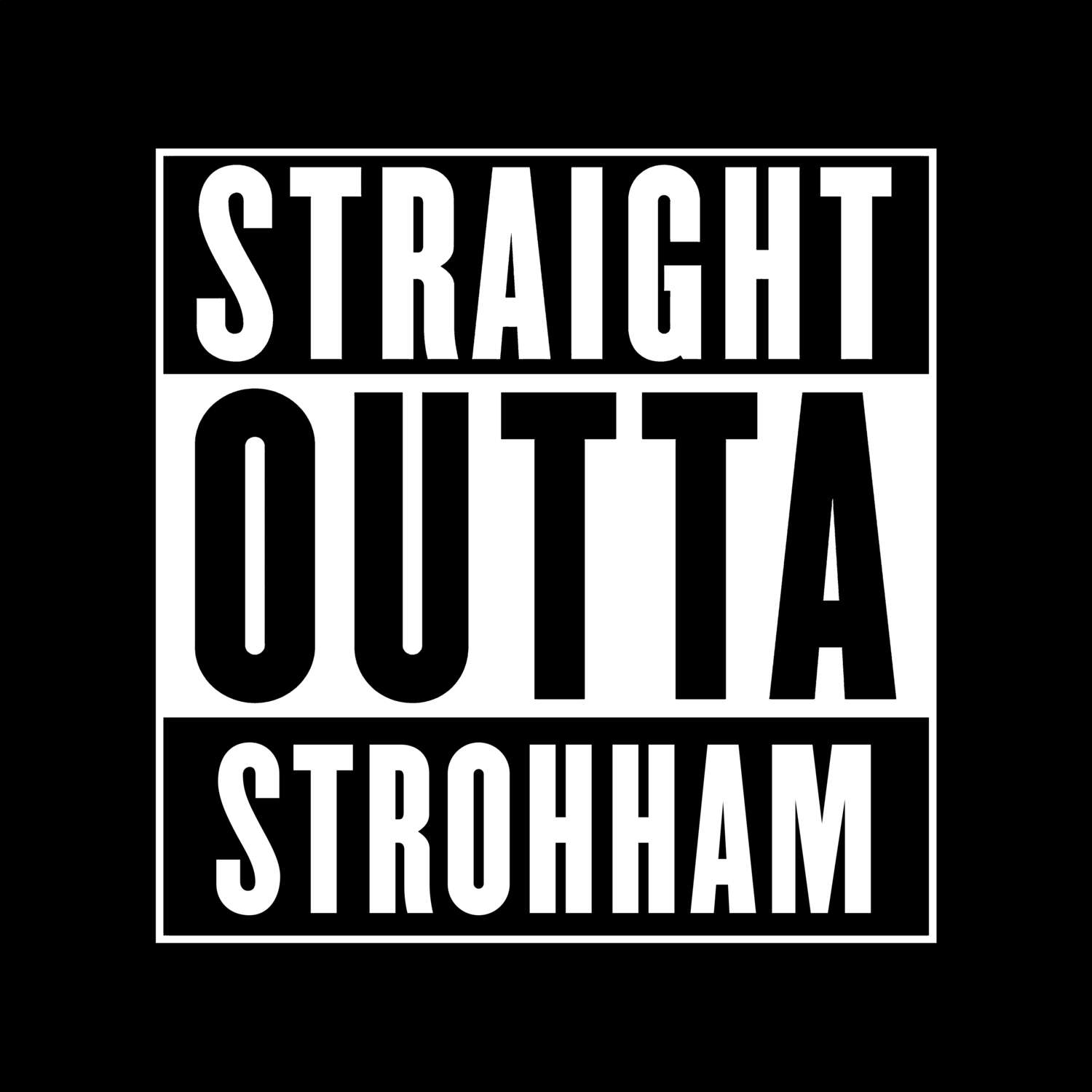 Strohham T-Shirt »Straight Outta«