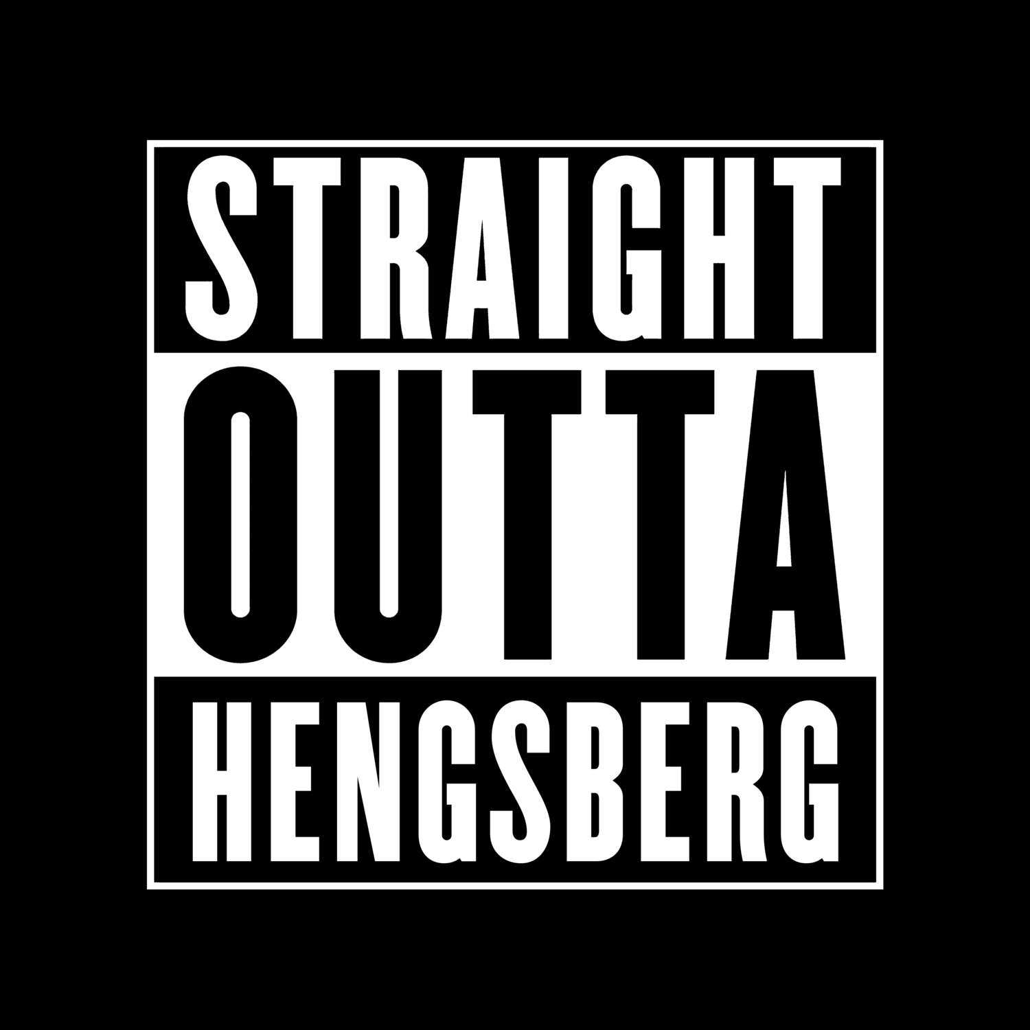 Hengsberg T-Shirt »Straight Outta«