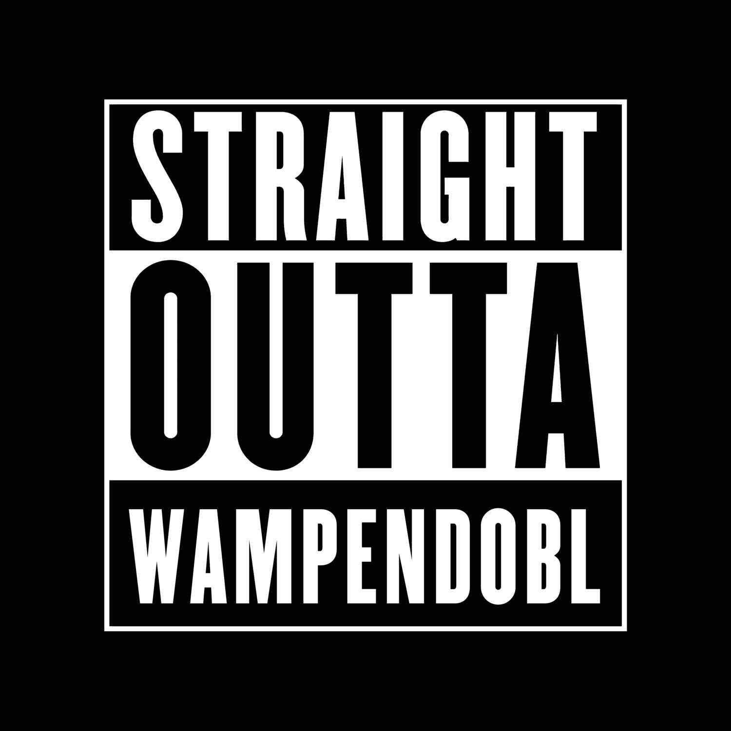 Wampendobl T-Shirt »Straight Outta«