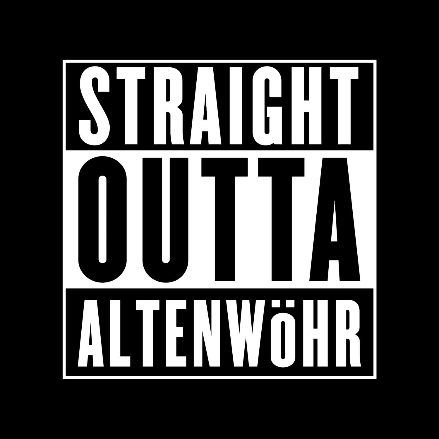 Altenwöhr T-Shirt »Straight Outta«