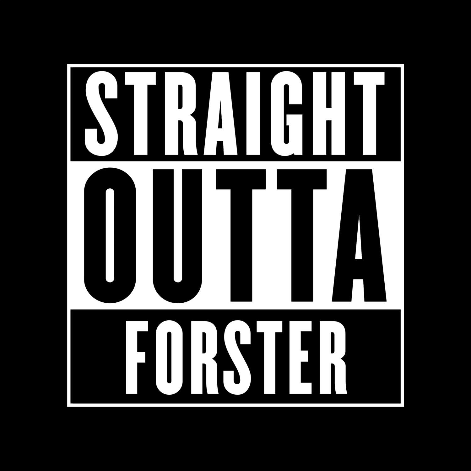 Forster T-Shirt »Straight Outta«