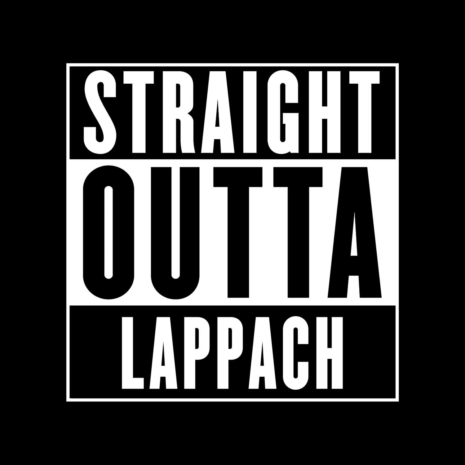 Lappach T-Shirt »Straight Outta«