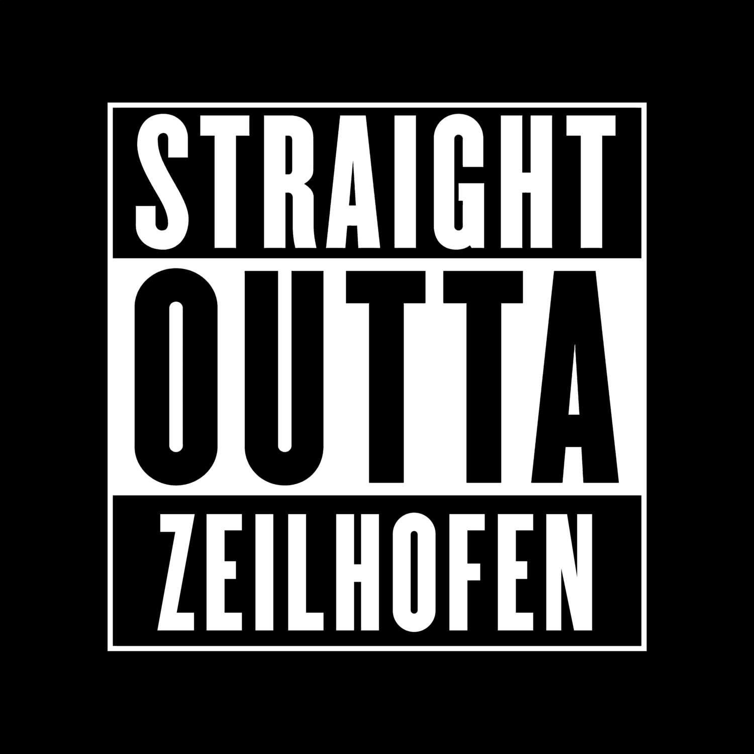 Zeilhofen T-Shirt »Straight Outta«