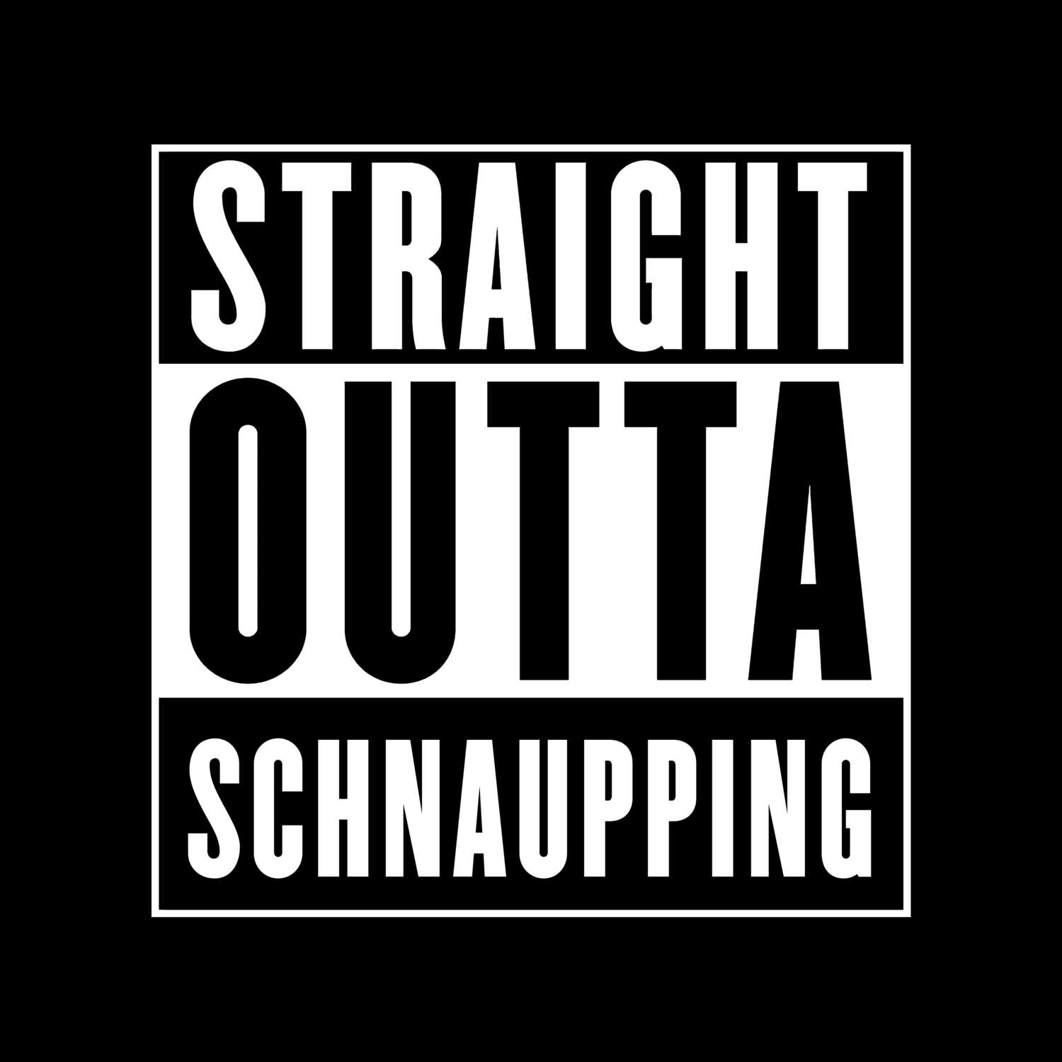 Schnaupping T-Shirt »Straight Outta«