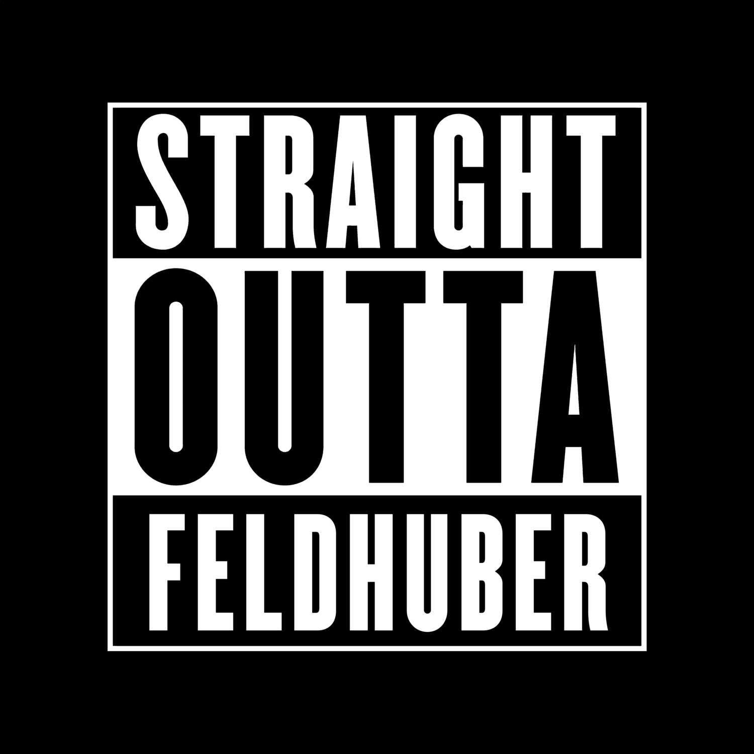 Feldhuber T-Shirt »Straight Outta«