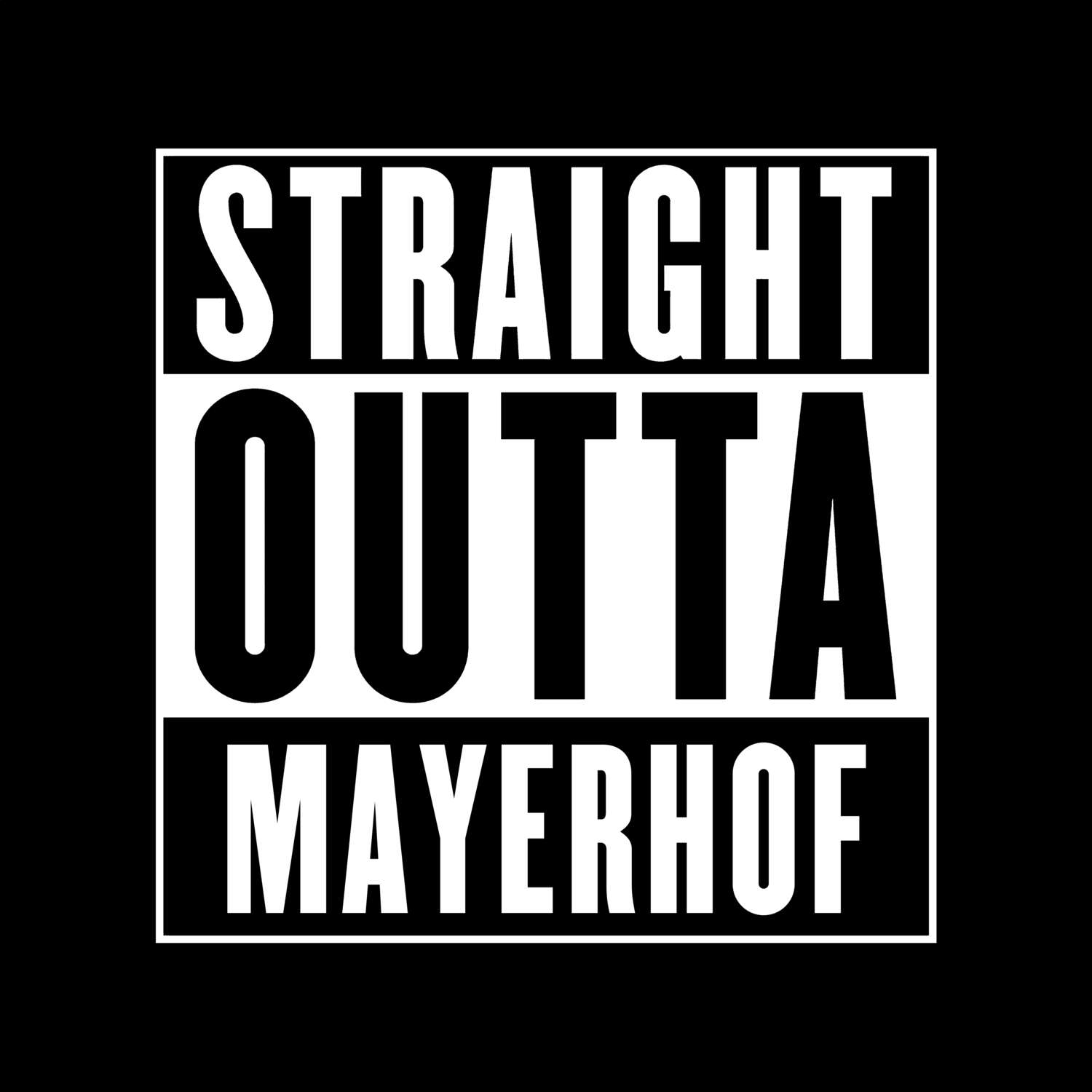 Mayerhof T-Shirt »Straight Outta«