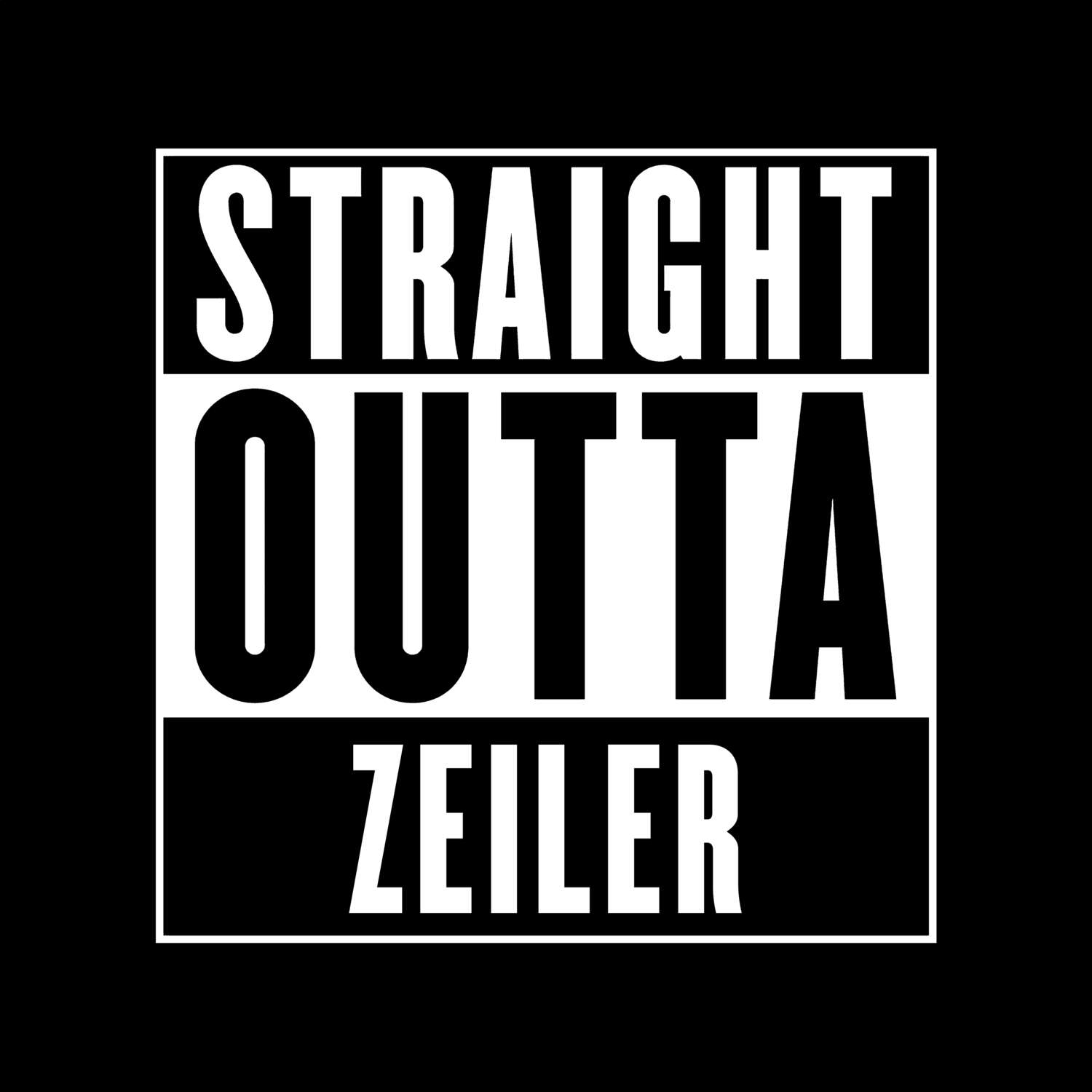 Zeiler T-Shirt »Straight Outta«