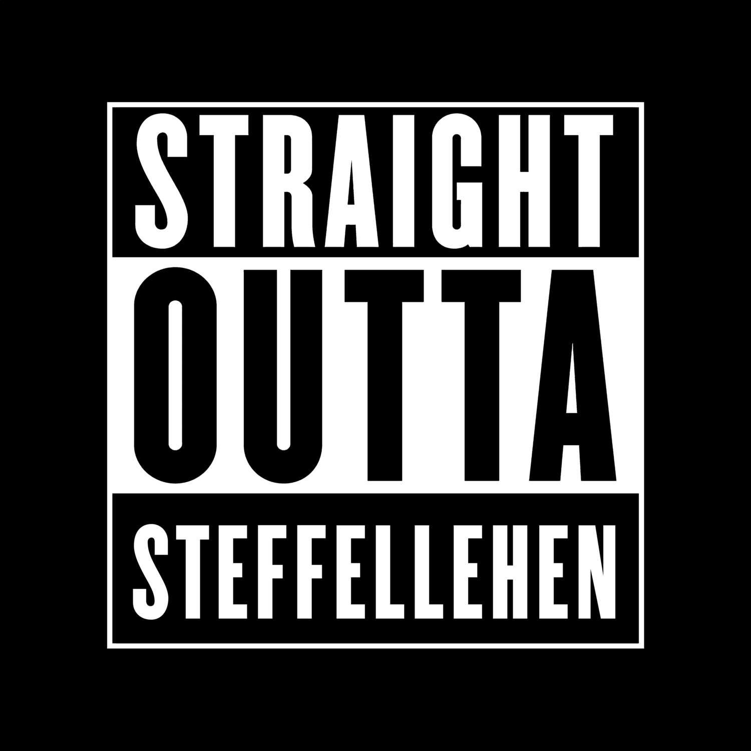 Steffellehen T-Shirt »Straight Outta«